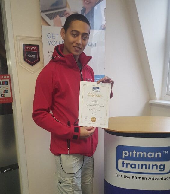 Oliver achieves his Graphic Design Diploma from Pitman Training Reading Oliver achieves his Graphic Design Diploma from Pitman Training Reading