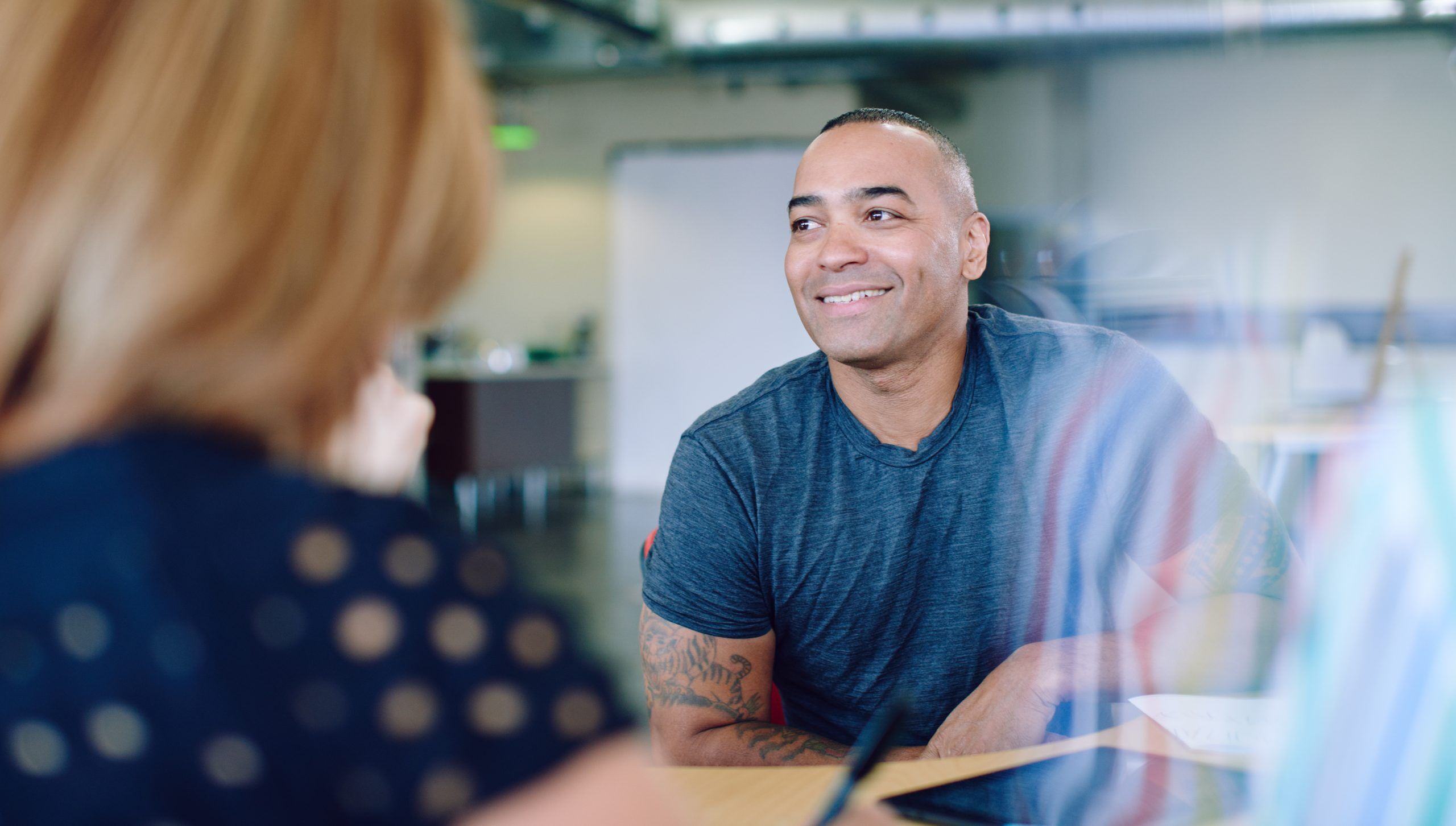 Creative business people in an open concept