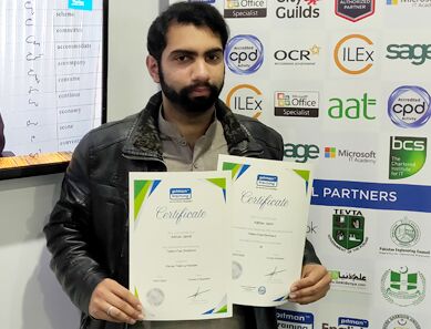 Adnan Jamil got a Job after successfully completing Shorthand Course Adnan Jamil got a Job after successfully completing Shorthand Course