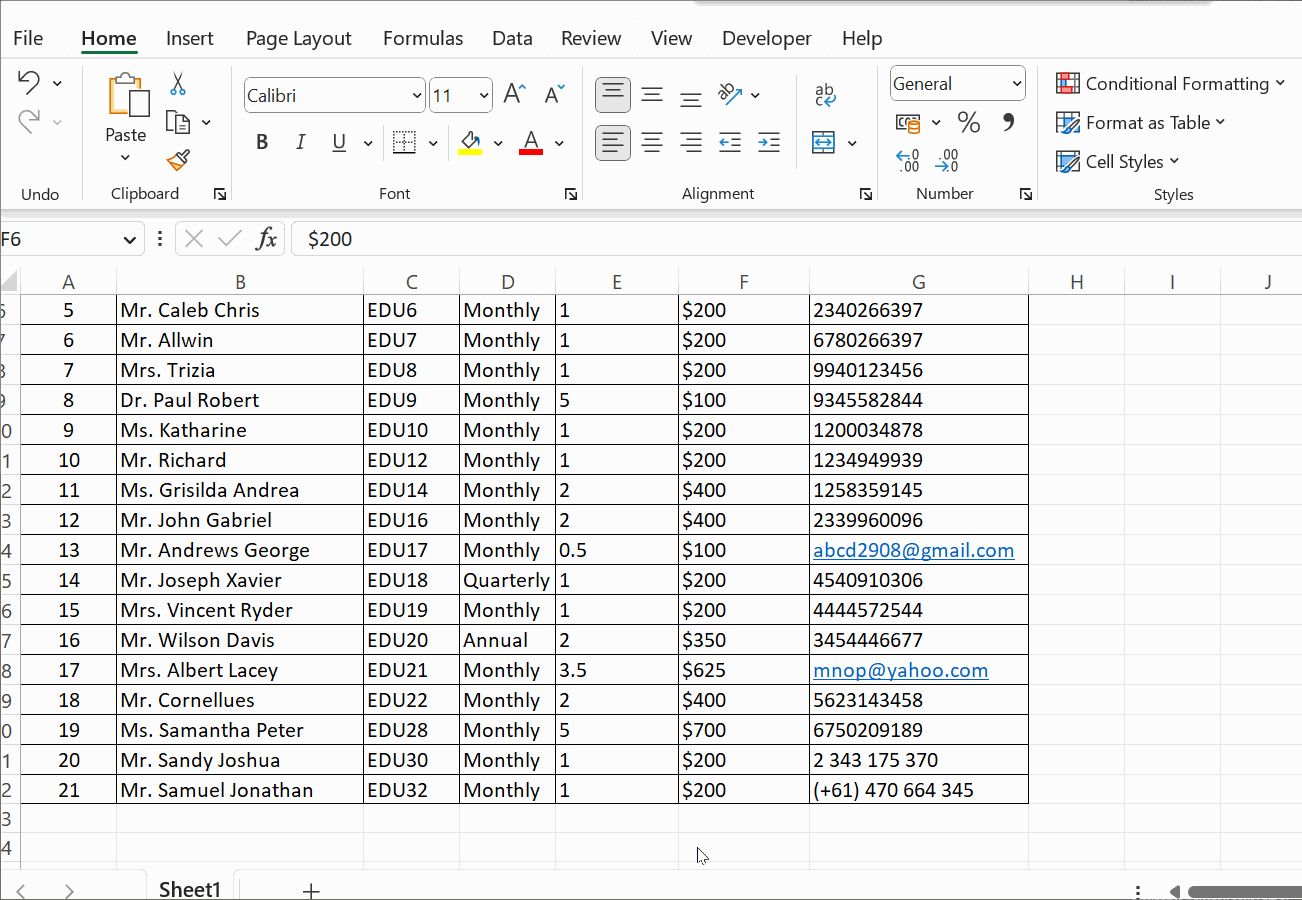 Using a Context Menu in Excel Using a Context Menu in Excel
