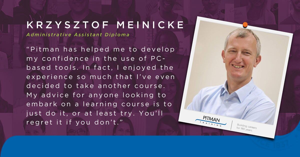Krzysztof Meinicke, Administrative Assistant Diploma Krzysztof Meinicke, Administrative Assistant Diploma