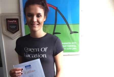Fiona finishes her Secretarial Diploma and moved to an admin career! Fiona finishes her Secretarial Diploma and moved to an admin career!