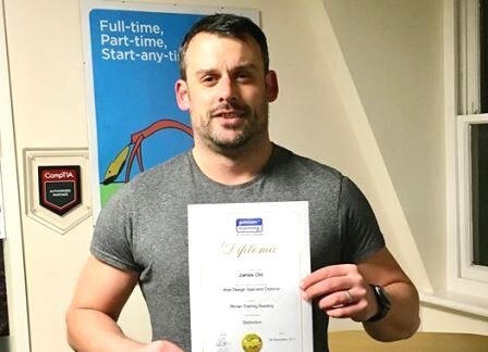 Web Design student James Old gains a distinction for his Diploma! Web Design student James Old gains a distinction for his Diploma!