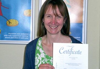 Lucy Burt enjoys the flexibility of a Pitman Training Diploma!